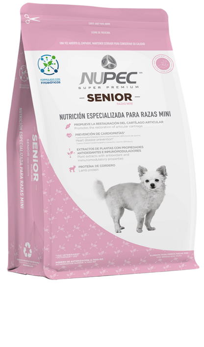 Grupo Nupec Nutrición Científica Senior Razas Mini Sabor Mix