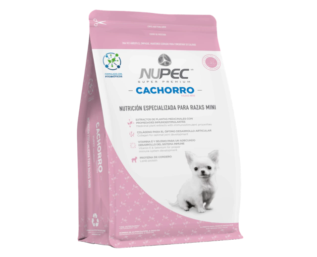 Alimento Nupec Para Perro Cachorro Razas Mini