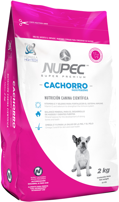 Nupec para perro cachorro de raza pequeña sabor mix