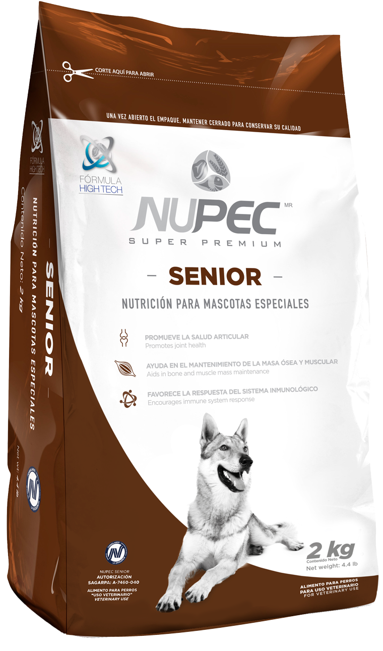 Alimento Nupec Nutrición Científica senior raza mediana y grande sabor mix