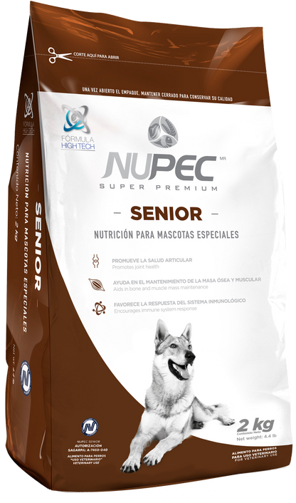 Alimento Nupec Nutrición Científica senior raza mediana y grande sabor mix