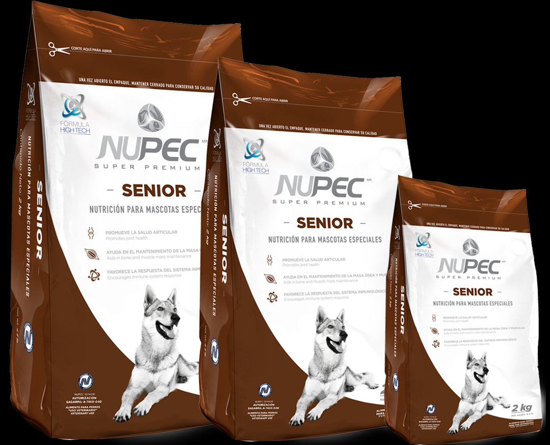 Alimento Nupec Nutrición Científica senior raza mediana y grande sabor mix