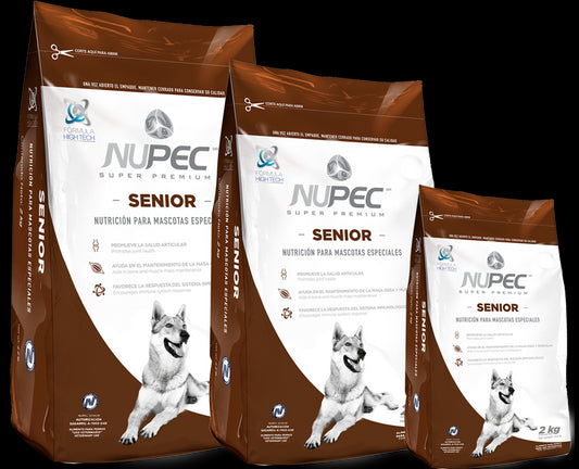 Alimento Nupec Nutrición Científica senior raza mediana y grande sabor mix