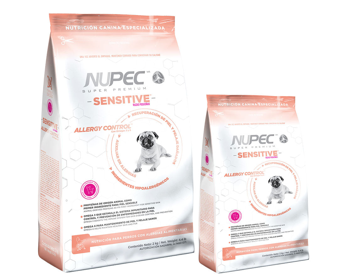 Alimento Nupec Nutrición Especializada Sensitive para perro adulto de raza pequeña sabor mix