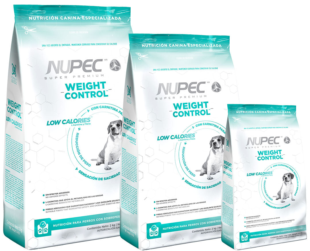 Nupec Nutrición Especializada Weight Control Perro Adulto raza mediana y grande
