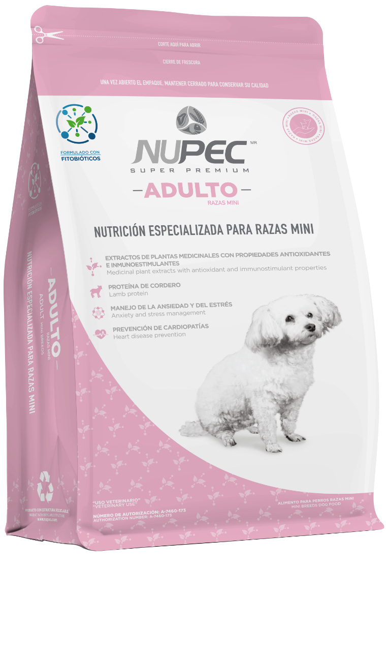 Alimento Nupec Nutrición Científica para perro Adulto Razas Mini sabor mix
