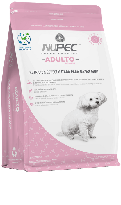 Alimento Nupec Nutrición Científica para perro Adulto Razas Mini sabor mix
