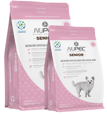 Grupo Nupec Nutrición Científica Senior Razas Mini Sabor Mix